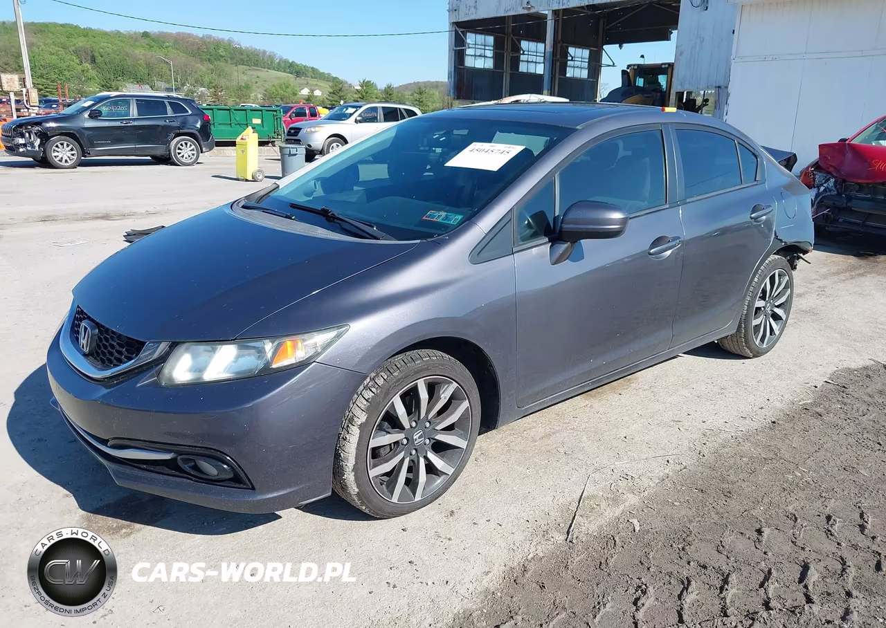 2014 Honda Civic Ex-L VIN:2HGFB2F91EH517270 - 2