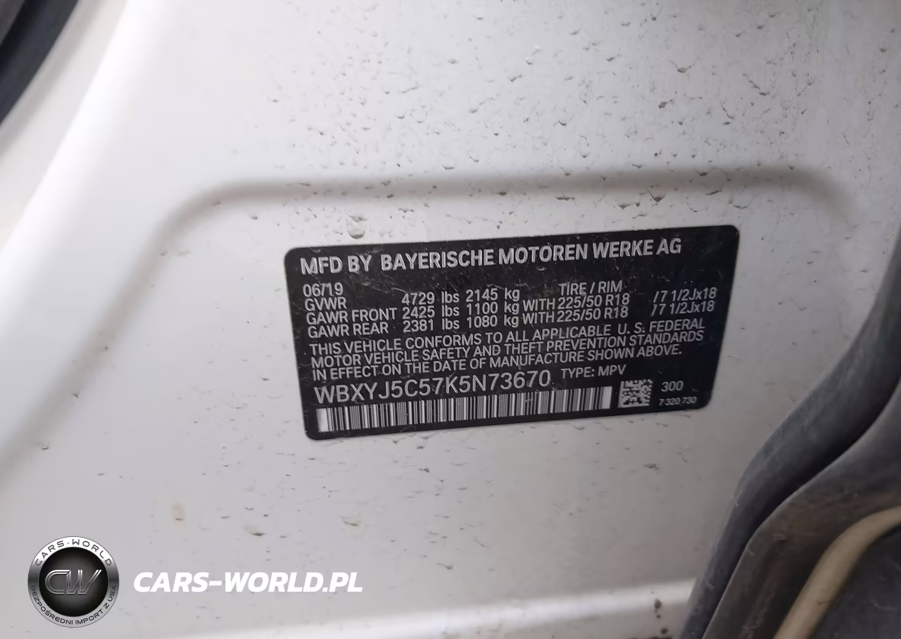 2019 BMW X2 xDrive28I VIN:WBXYJ5C57K5N73670 - 9
