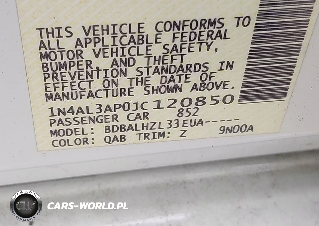2018 Nissan Altima 2.5 Sr VIN:1N4AL3AP0JC120850 - 9