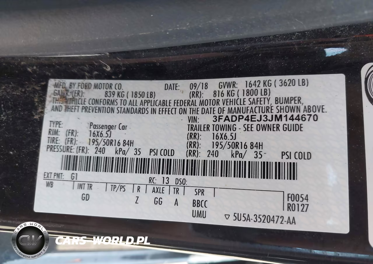 2018 Ford Fiesta Se VIN:3FADP4EJ3JM144670 - 9