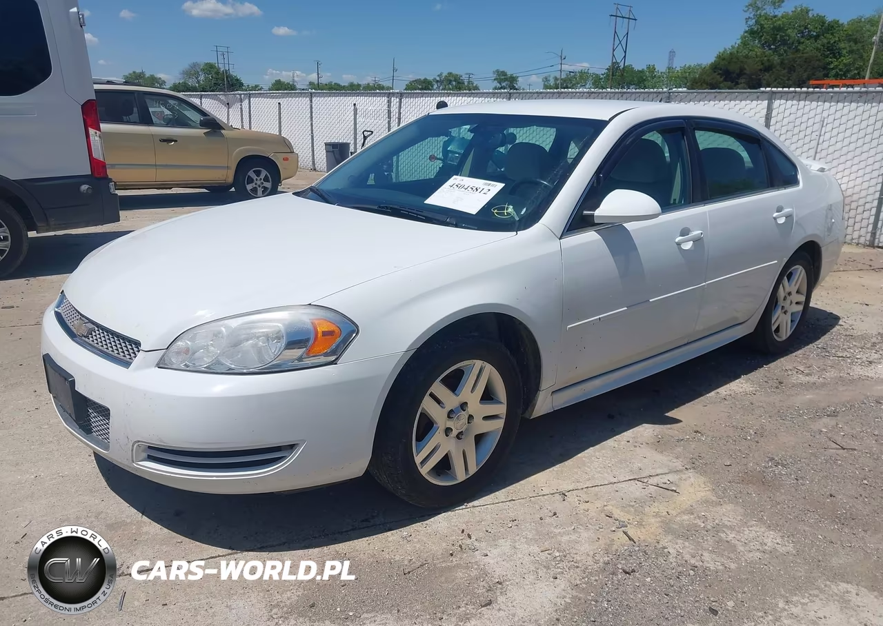 2012 Chevrolet Impala Lt VIN:2G1WG5E30C1324654 - 2