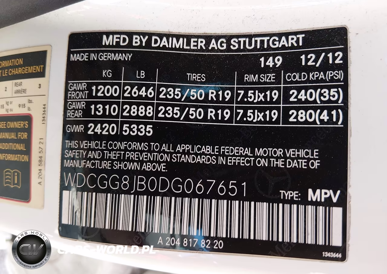 2013 Mercedes-Benz Glk 350 4Matic VIN:WDCGG8JB0DG067651 - 9