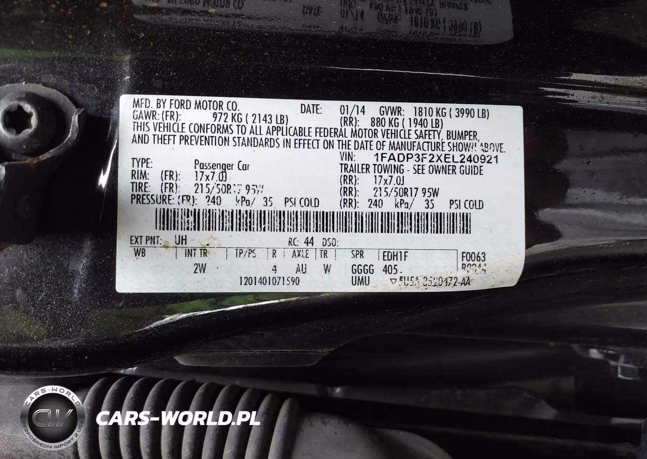 2014 Ford Focus Se VIN:1FADP3F2XEL240921 - 9