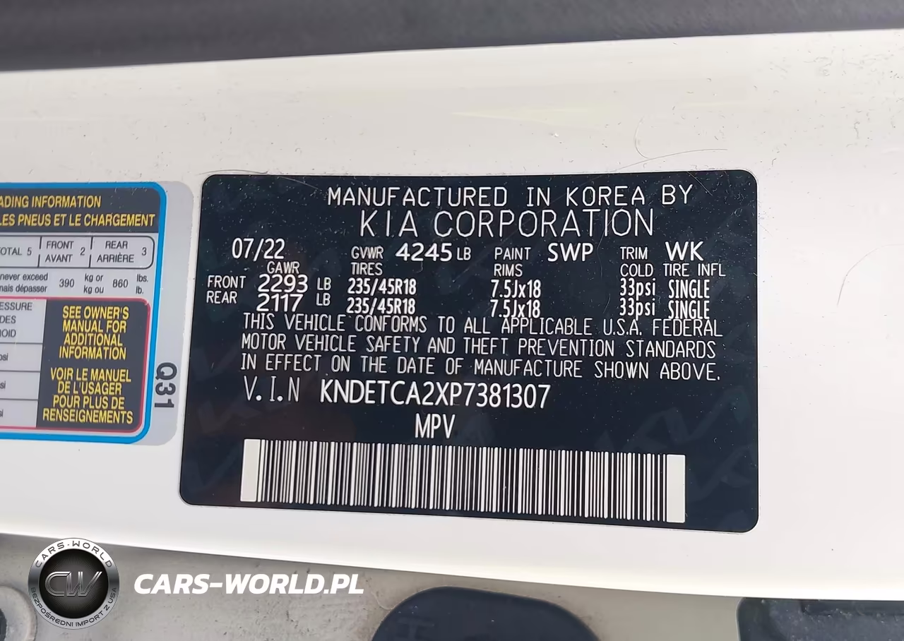 2023 Kia Seltos Sx Turbo VIN:KNDETCA2XP7381307 - 9