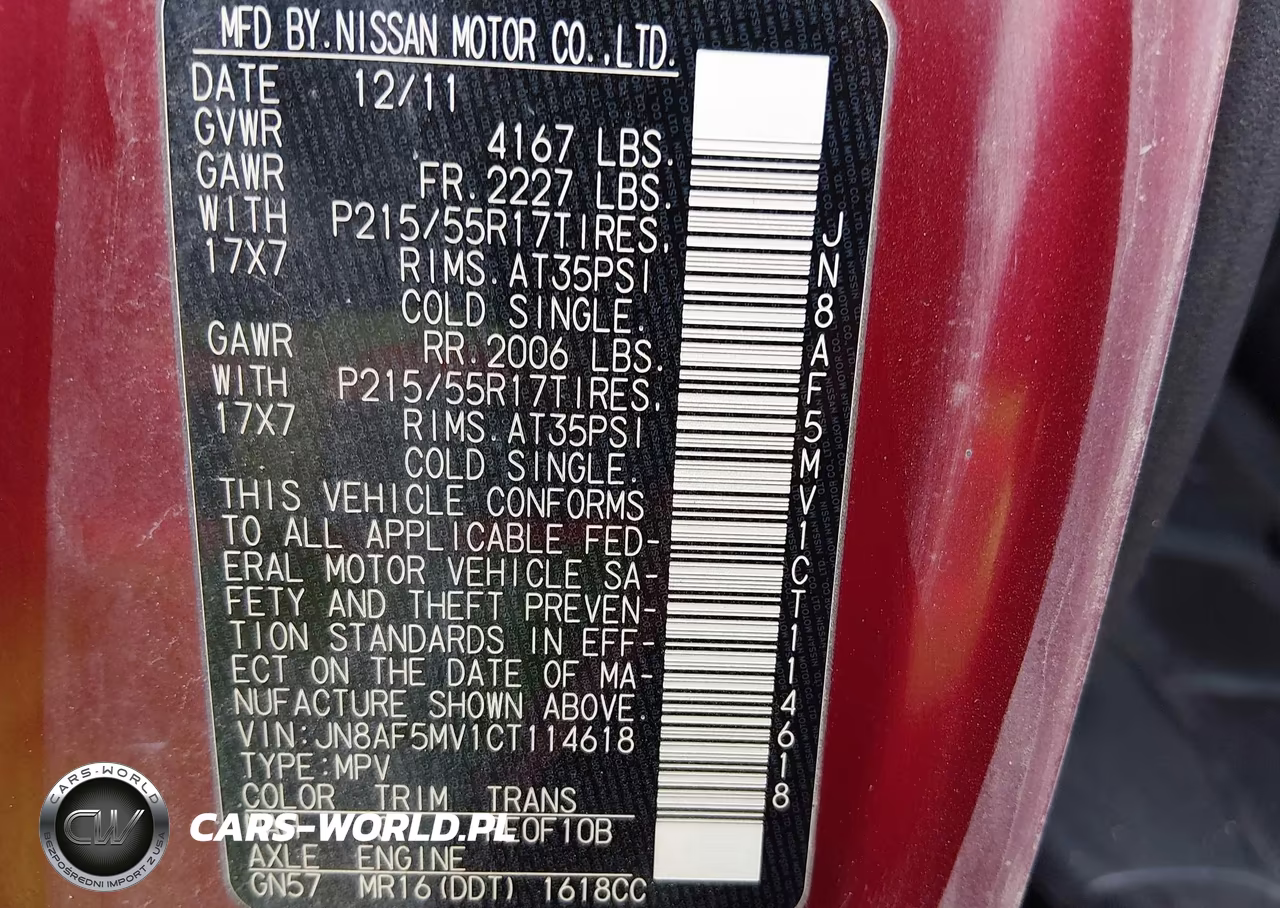 2012 Nissan Juke Sl VIN:JN8AF5MV1CT114618 - 9