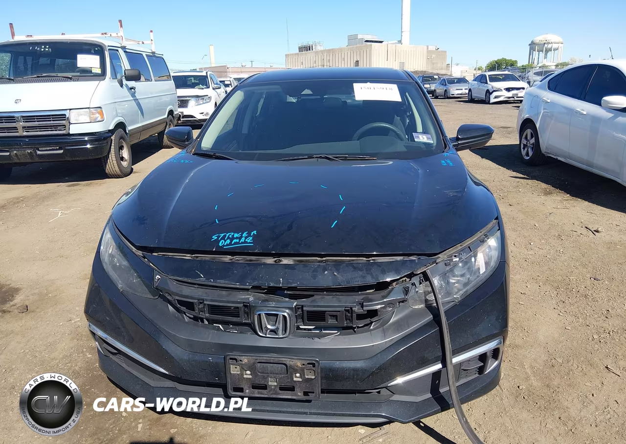 2019 Honda Civic Lx VIN:2HGFC2F6XKH550010 - 12
