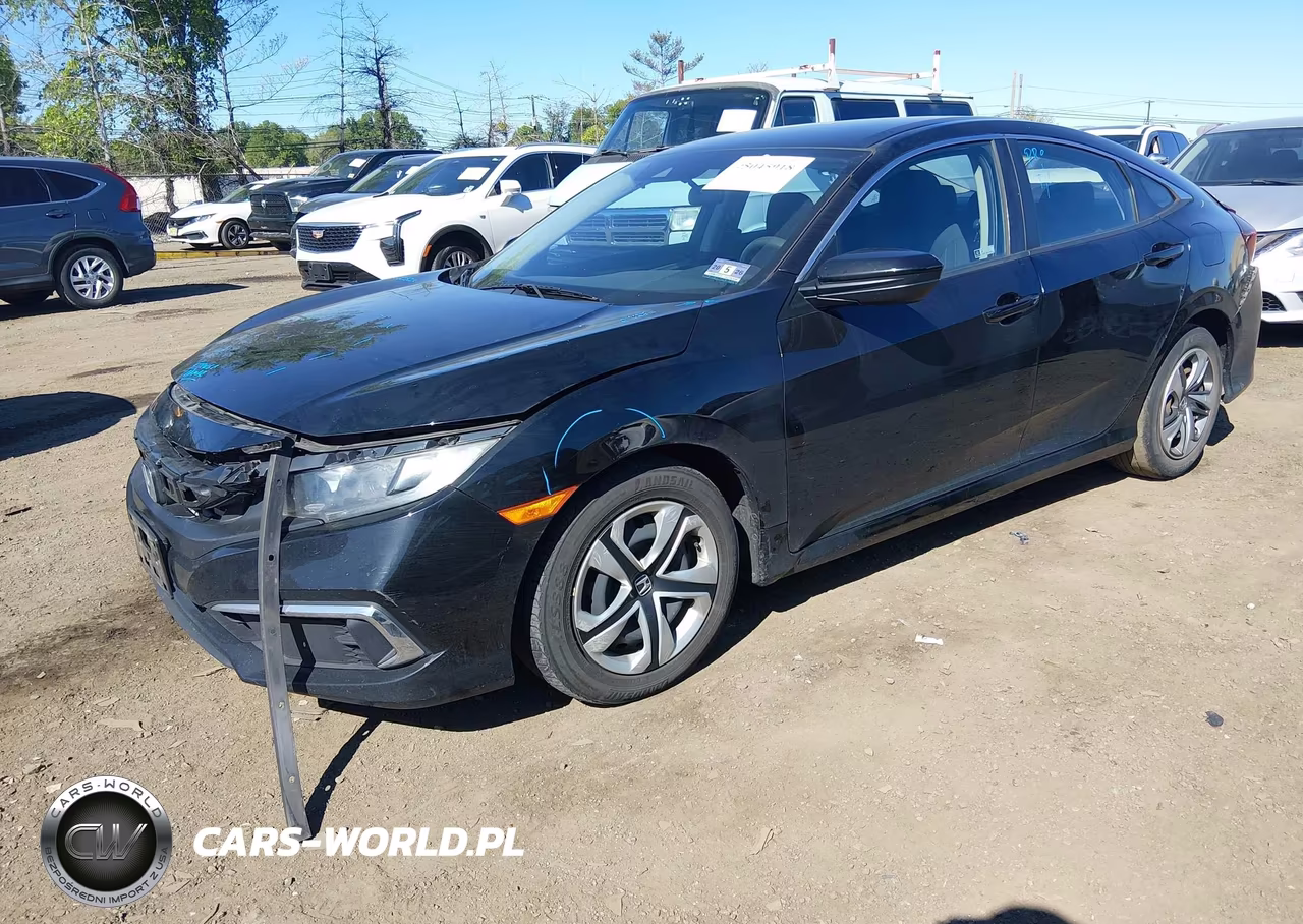 2019 Honda Civic Lx VIN:2HGFC2F6XKH550010 - 2