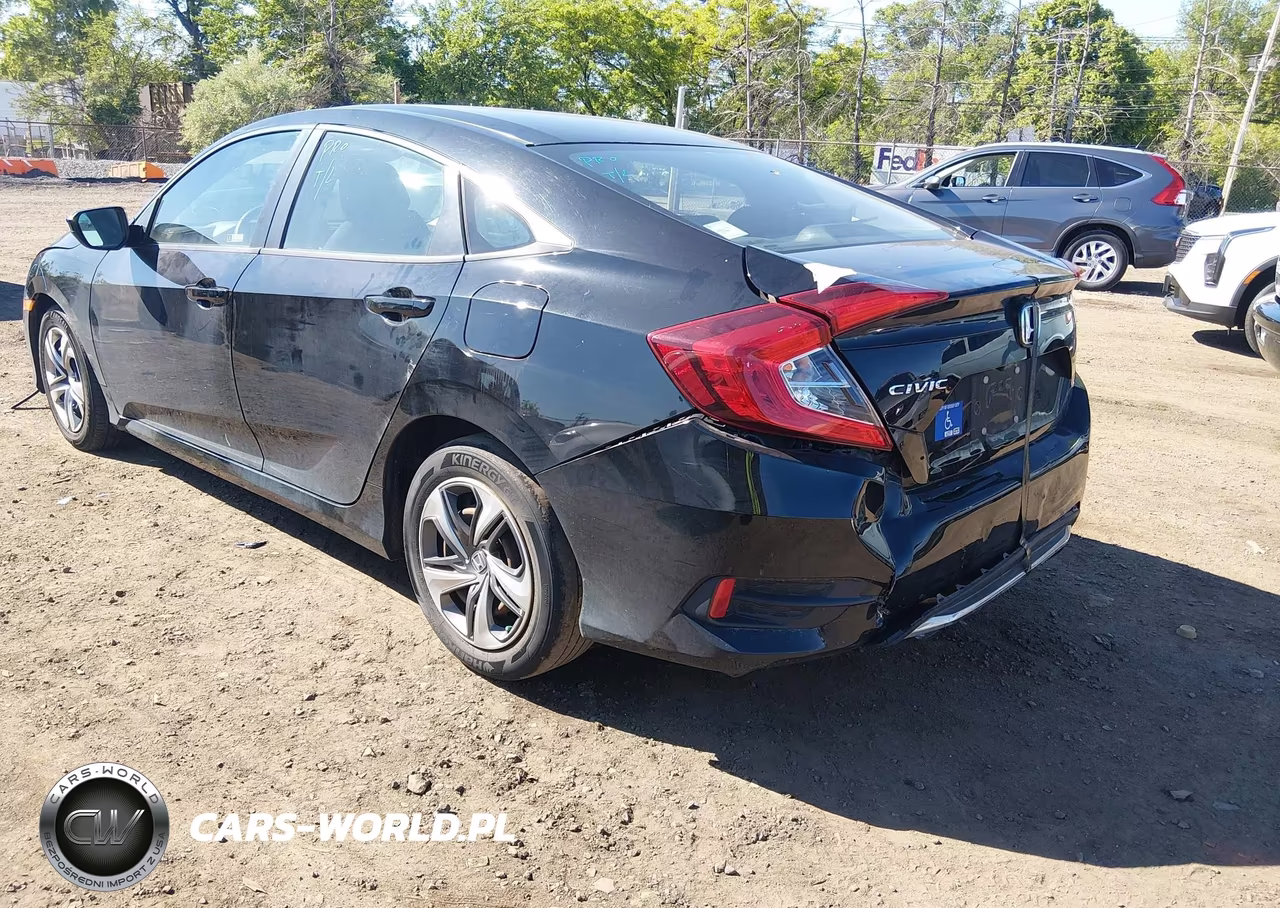 2019 Honda Civic Lx VIN:2HGFC2F6XKH550010 - 3