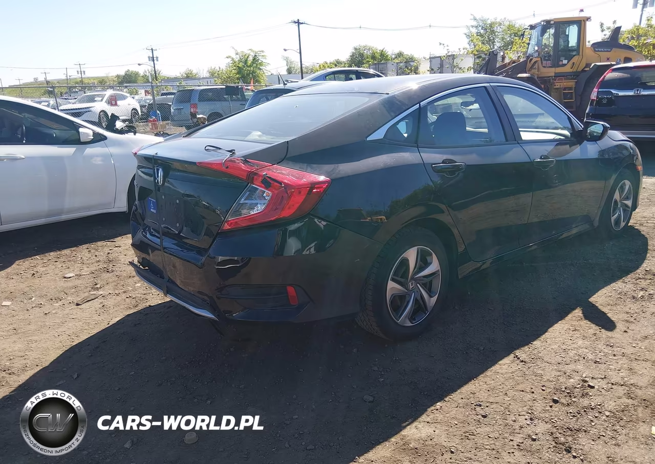 2019 Honda Civic Lx VIN:2HGFC2F6XKH550010 - 4