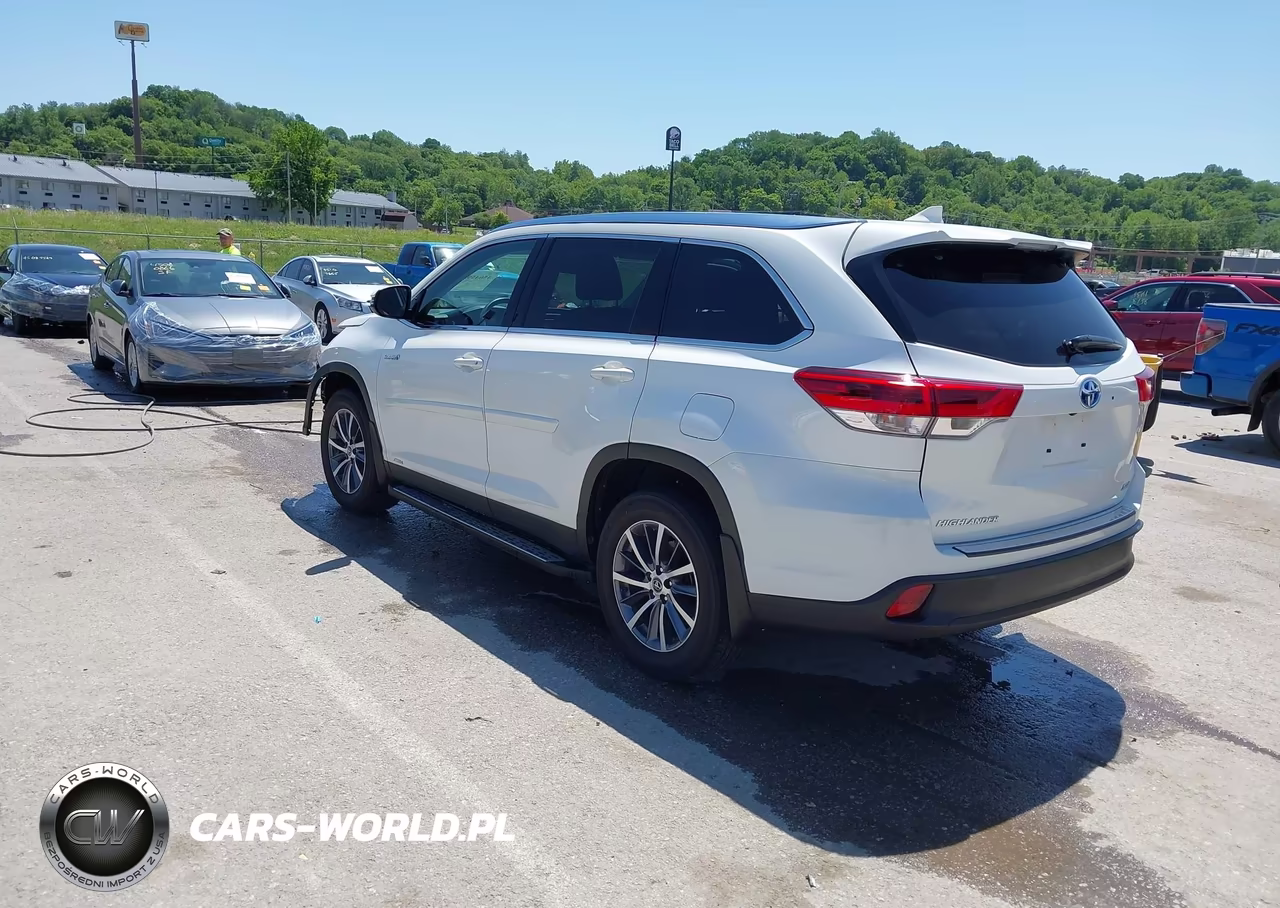 2019 Toyota Highlander Hybrid Xle VIN:5TDJGRFH5KS053083 - 3