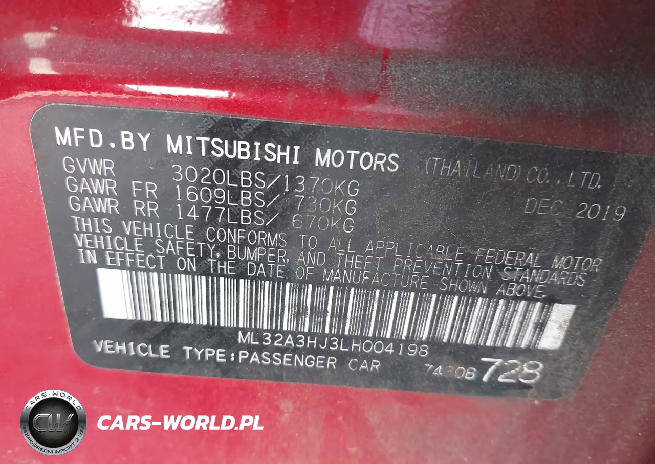 2020 Mitsubishi Mirage Es VIN:ML32A3HJ3LH004198 - 9