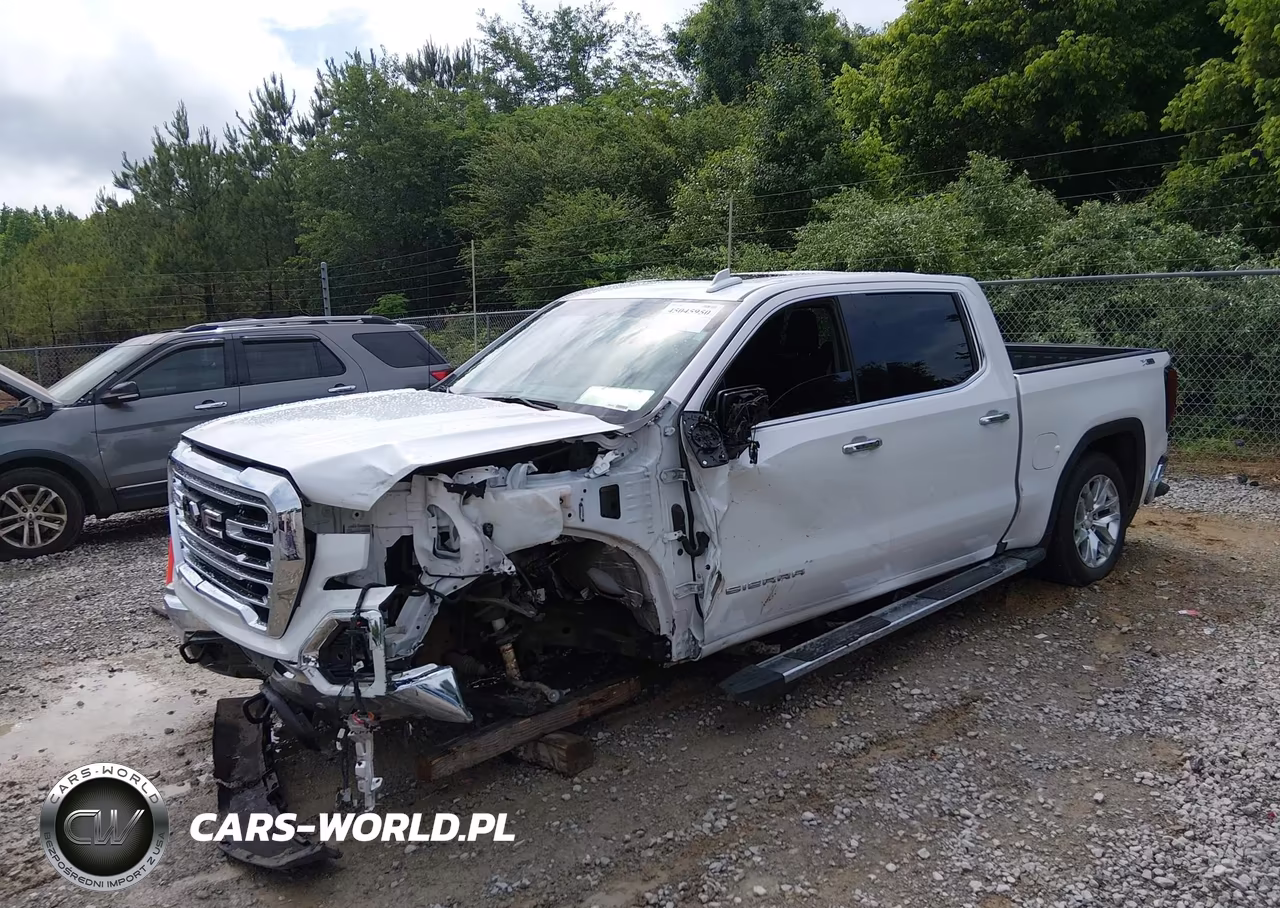 2021 GMC Sierra 1500 4Wd Short Box Slt VIN:1GTU9DED9MZ163886 - 2