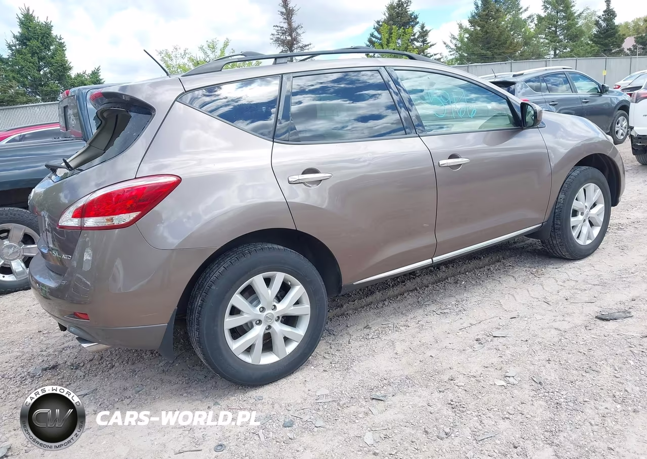 2012 Nissan Murano Sl VIN:JN8AZ1MWXCW222775 - 4