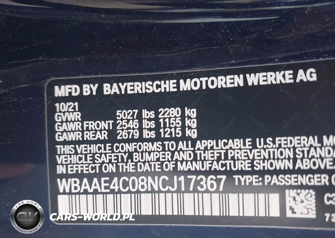 2022 BMW 840 I xDrive VIN:WBAAE4C08NCJ17367 - 9