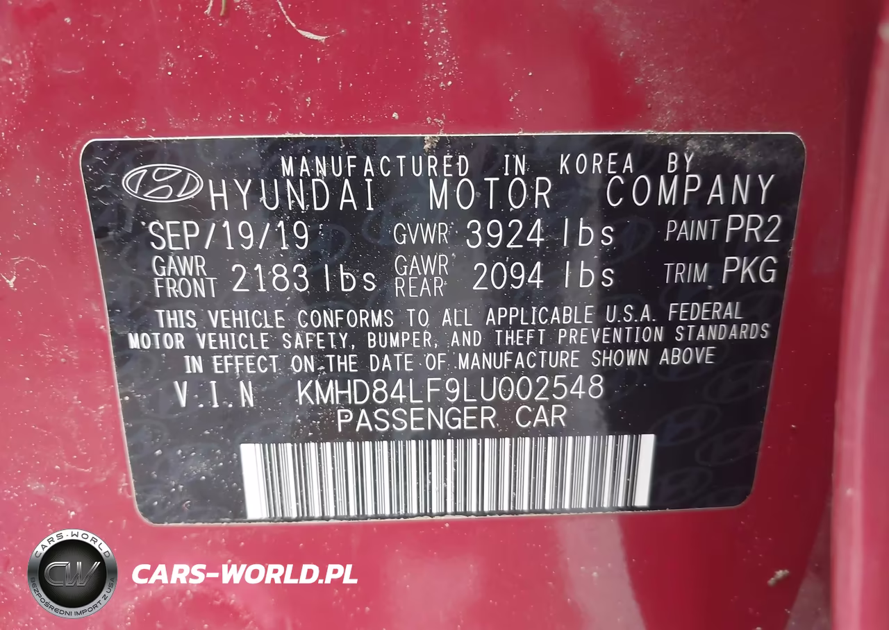2020 Hyundai Elantra Value Edition VIN:KMHD84LF9LU002548 - 9