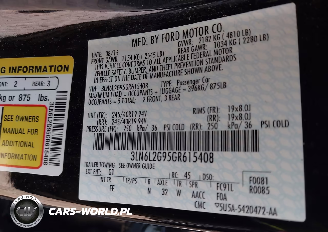 2016 Lincoln Mkz VIN:3LN6L2G95GR615408 - 9