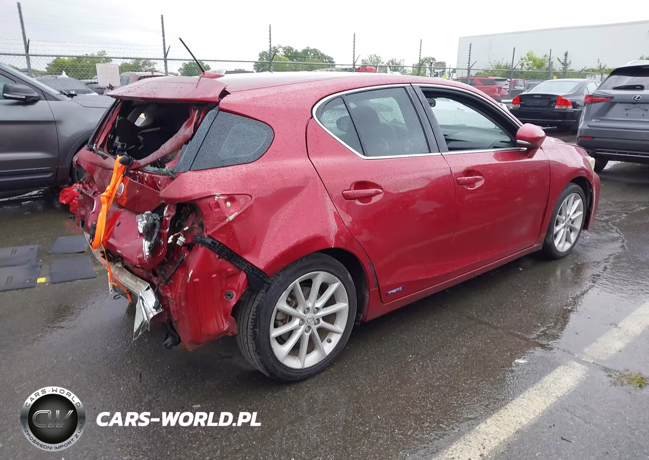 2012 Lexus Ct 200H Premium VIN:JTHKD5BHXC2055902 - 4