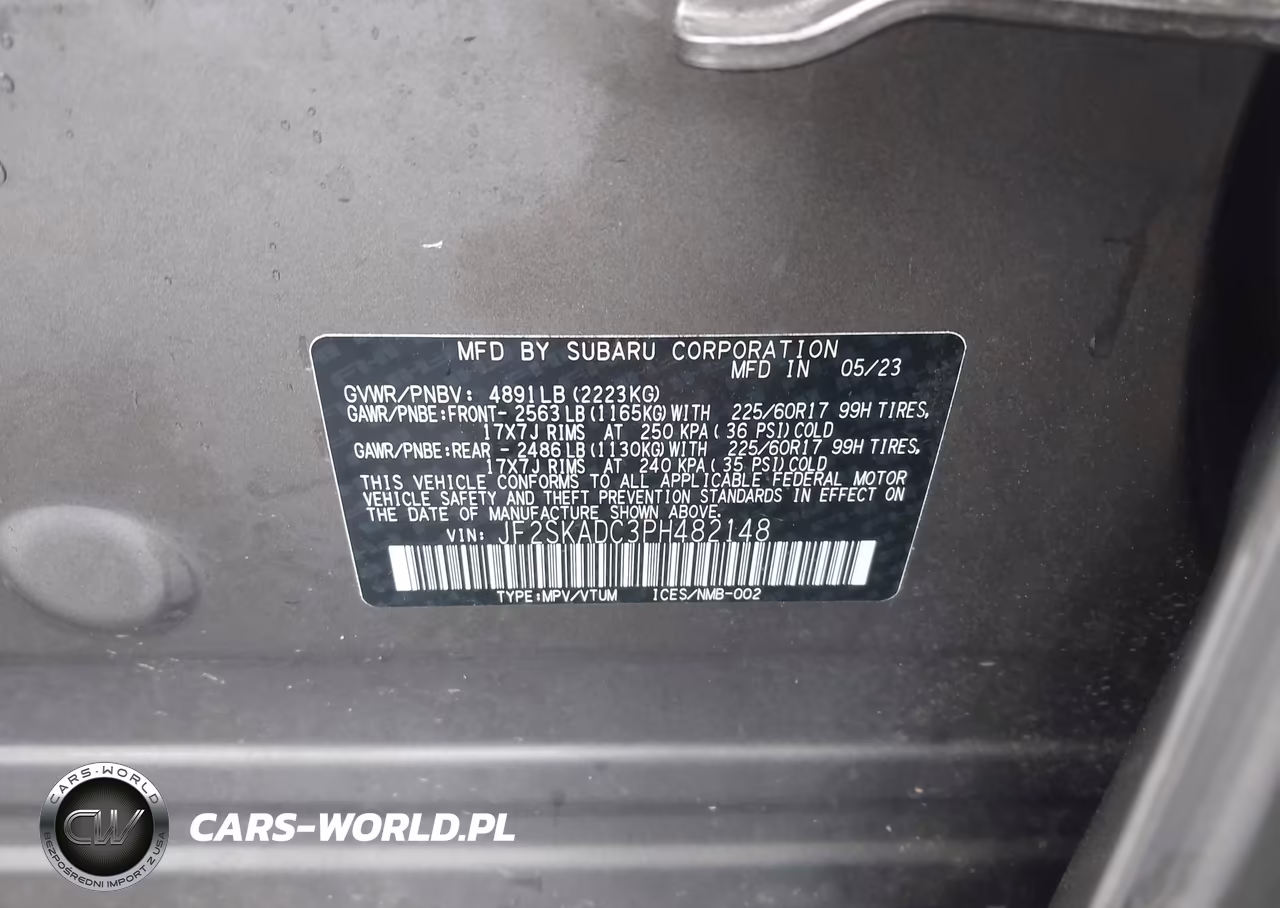 2023 Subaru Forester Premium VIN:JF2SKADC3PH482148 - 9