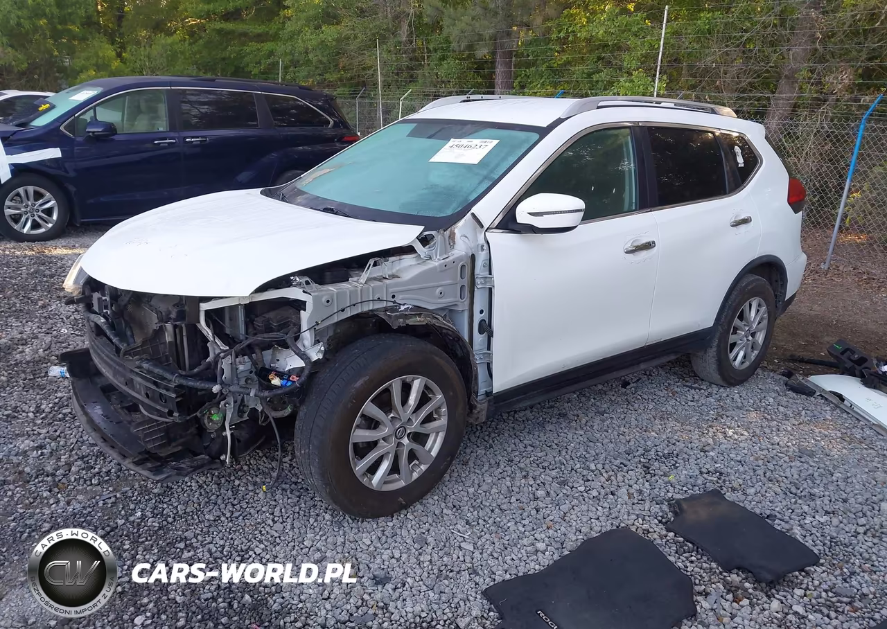 2017 Nissan Rogue Sv VIN:KNMAT2MT0HP592403 - 2