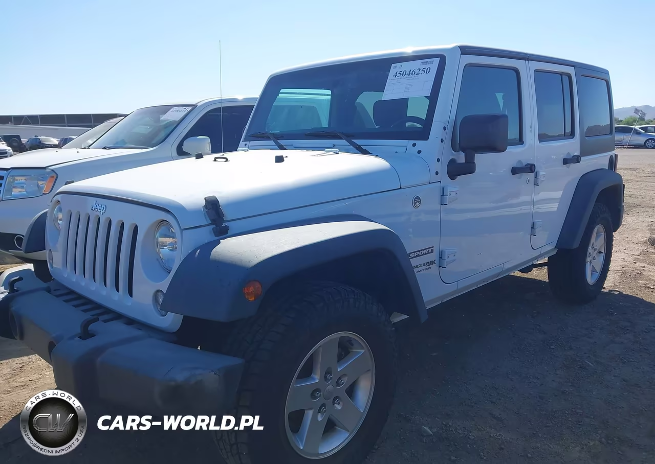 2018 Jeep Wrangler Jk Unlimited Sport S 4X4 VIN:1C4BJWDG2JL826994 - 2