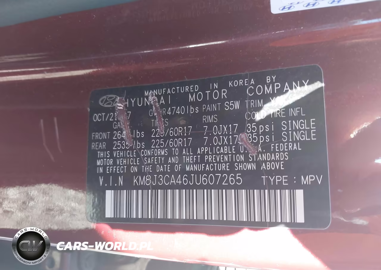 2018 Hyundai Tucson Sel VIN:KM8J3CA46JU607265 - 9