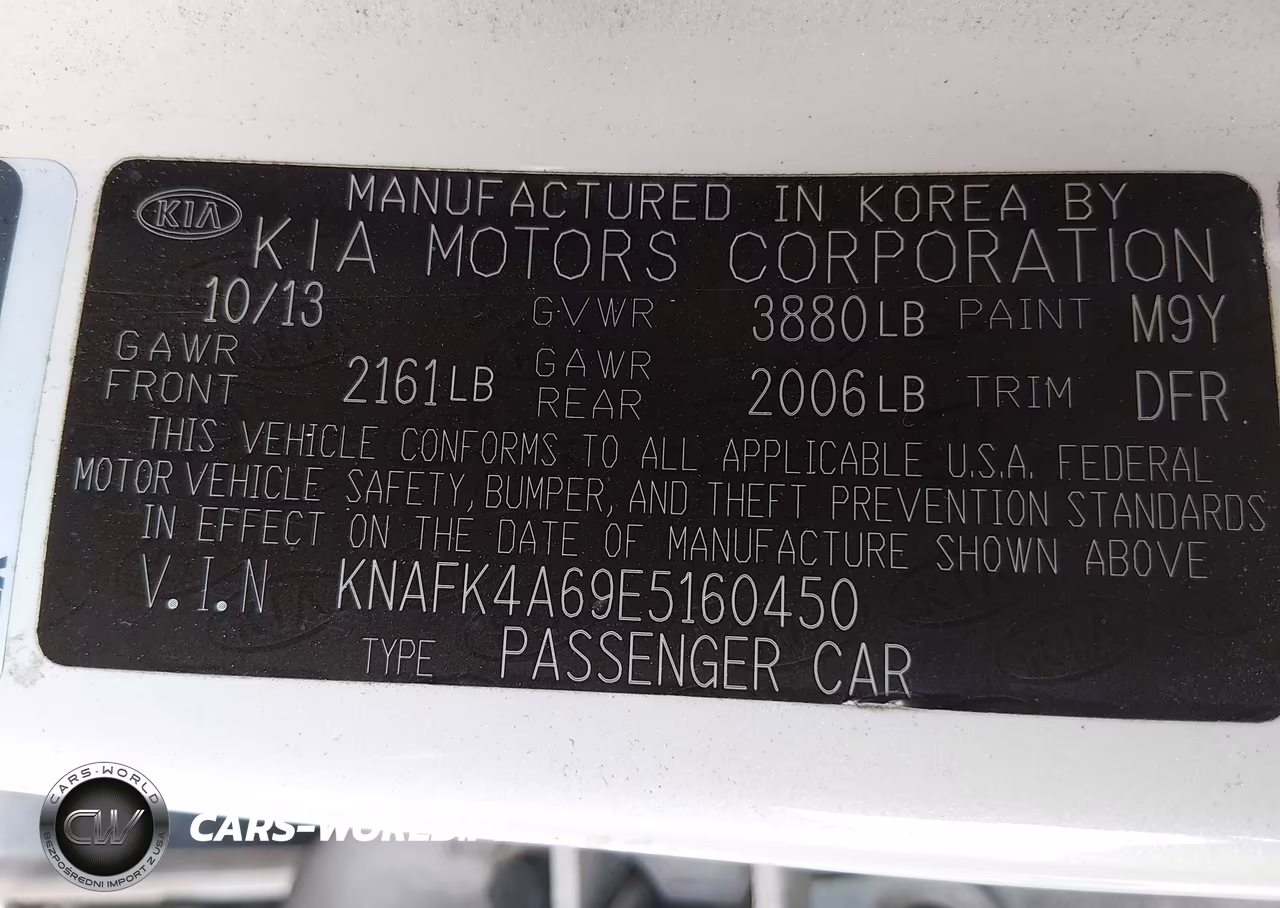 2014 Kia Forte Lx VIN:KNAFK4A69E5160450 - 9