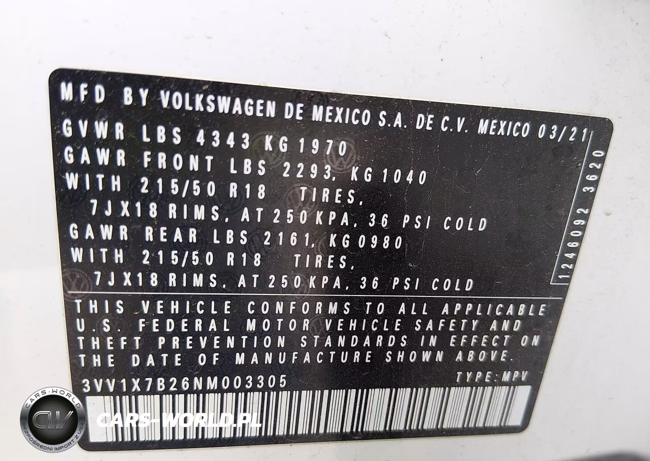 2022 Volkswagen Taos 1.5T Sel VIN:3VV1X7B26NM003305 - 9