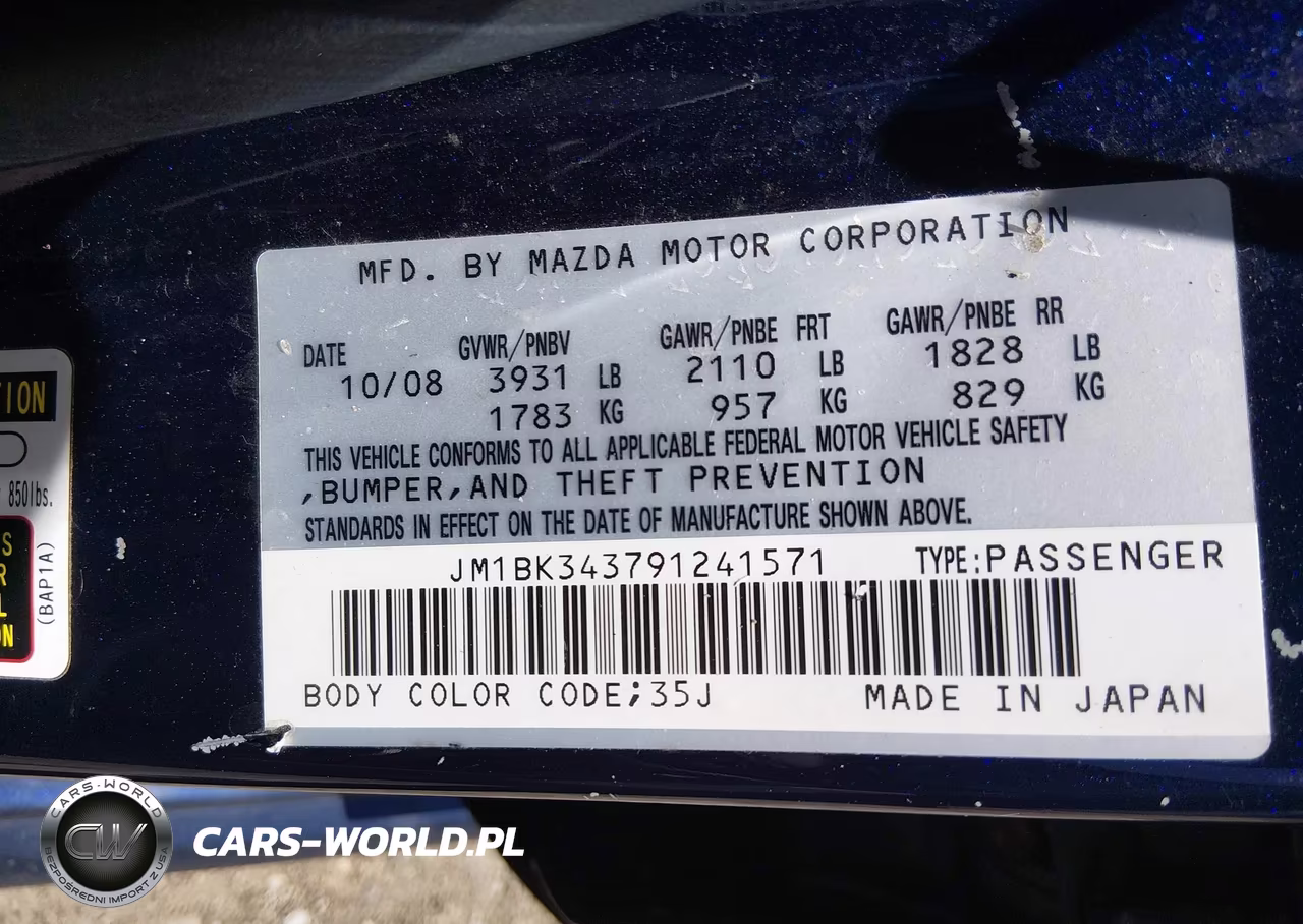 2009 Mazda Mazda3 S Grand Touring VIN:JM1BK343791241571 - 9