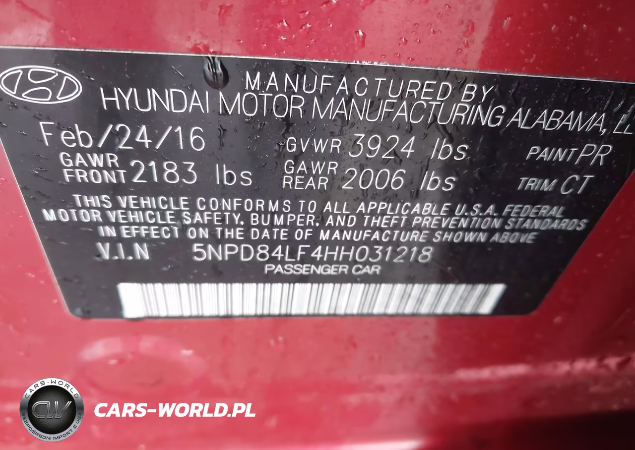 2017 Hyundai Elantra Limited VIN:5NPD84LF4HH031218 - 9