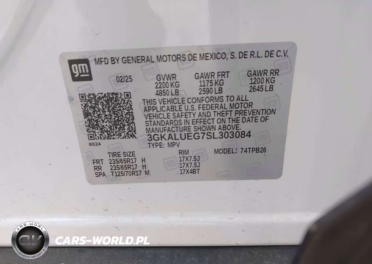 2025 GMC Terrain Awd Elevation VIN:3GKALUEG7SL303084 - 9