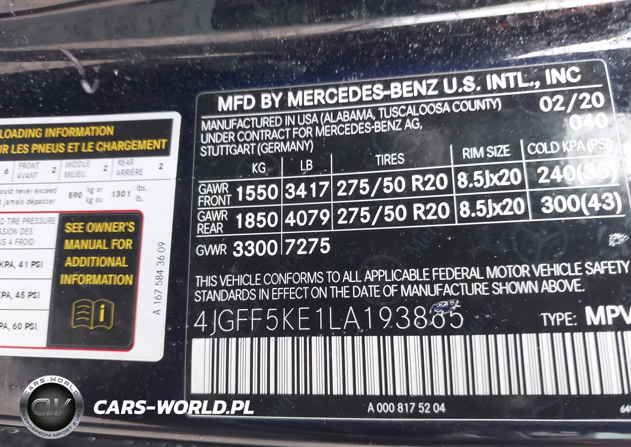 2020 Mercedes-Benz Gls 450 4Matic VIN:4JGFF5KE1LA193865 - 9