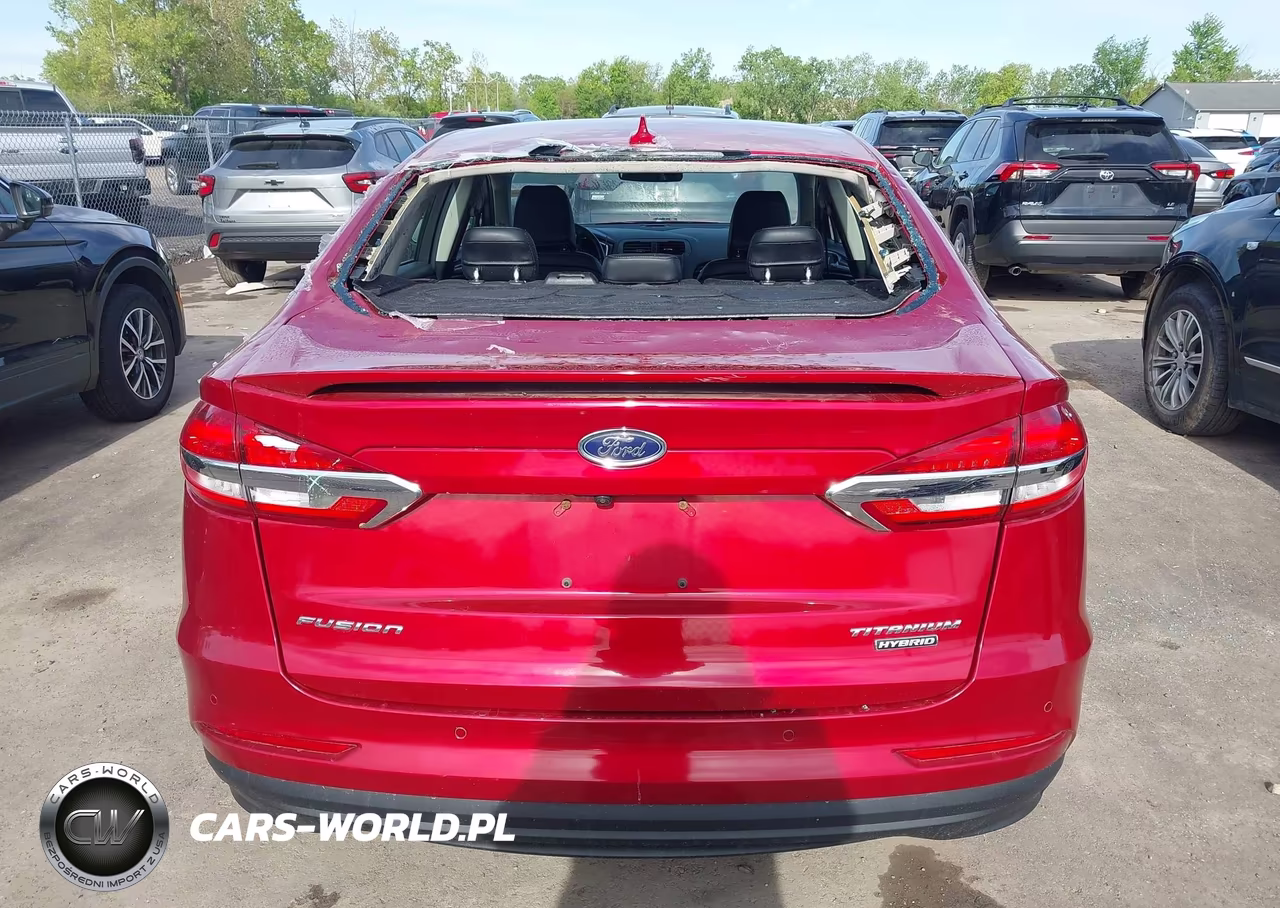2020 Ford Fusion Hybrid Titanium VIN:3FA6P0RU5LR100293 - 16