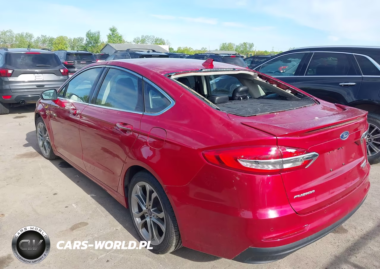 2020 Ford Fusion Hybrid Titanium VIN:3FA6P0RU5LR100293 - 3