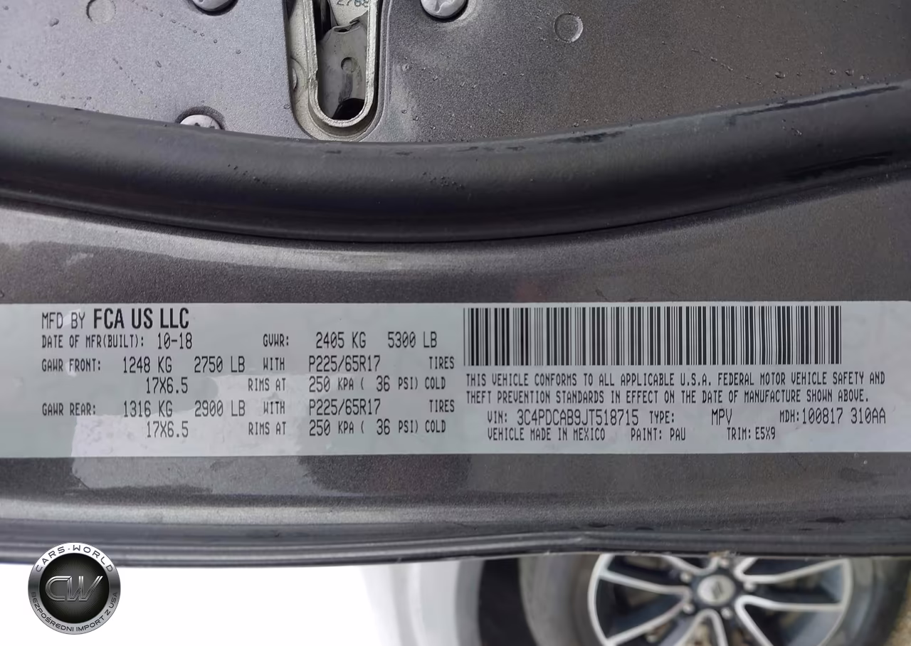 2018 Dodge Journey Se VIN:3C4PDCAB9JT518715 - 9