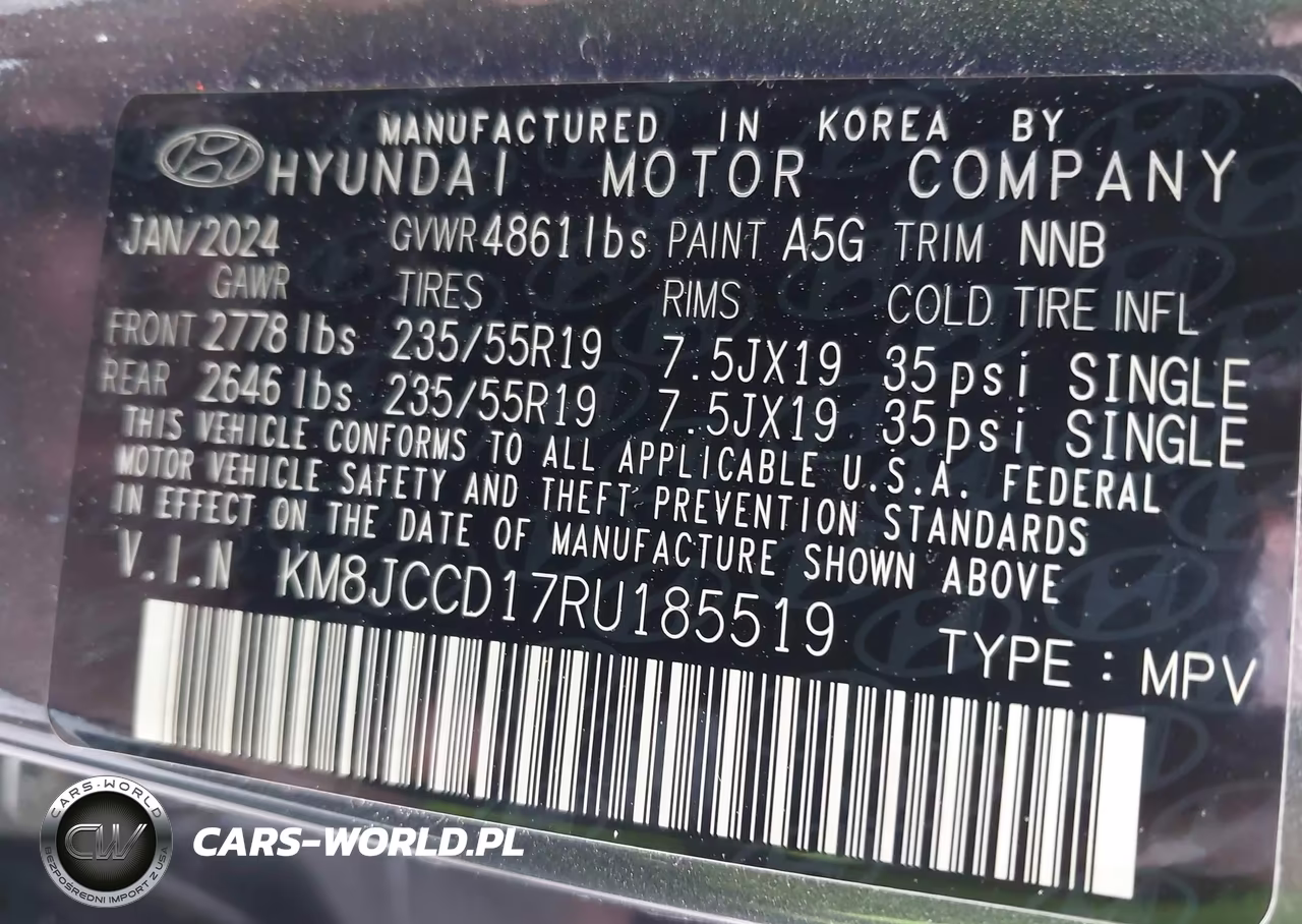 2024 Hyundai Tucson Hybrid Sel Convenience VIN:KM8JCCD17RU185519 - 9