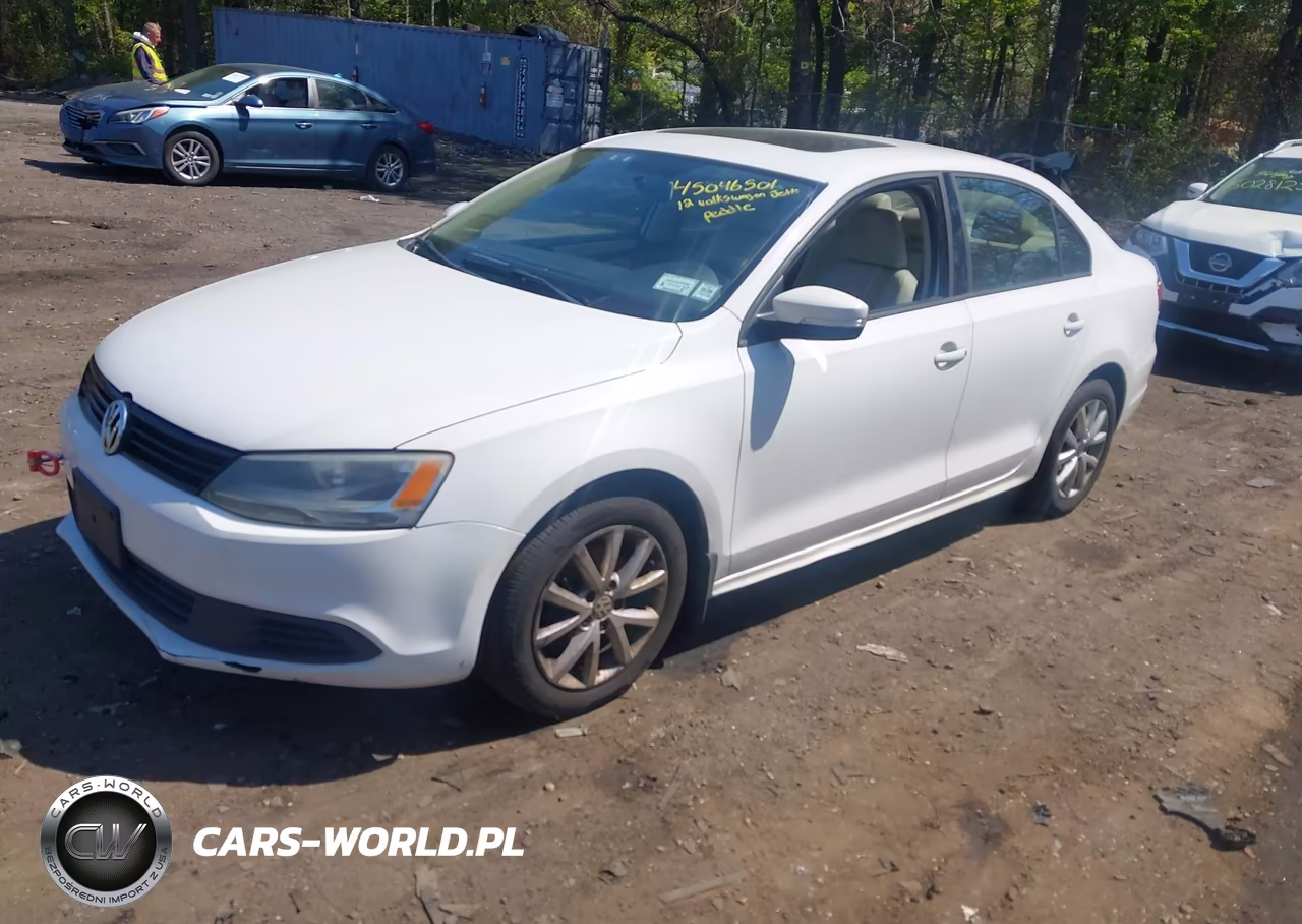 2012 Volkswagen Jetta 2.5L Se VIN:3VWDP7AJ6CM396690 - 2