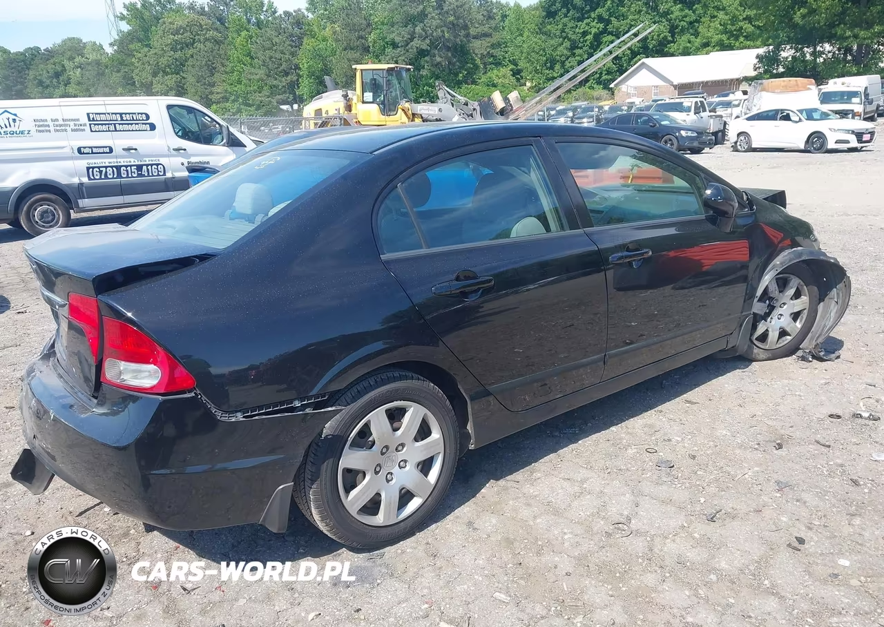 2009 Honda Civic Lx VIN:2HGFA16569H310163 - 4