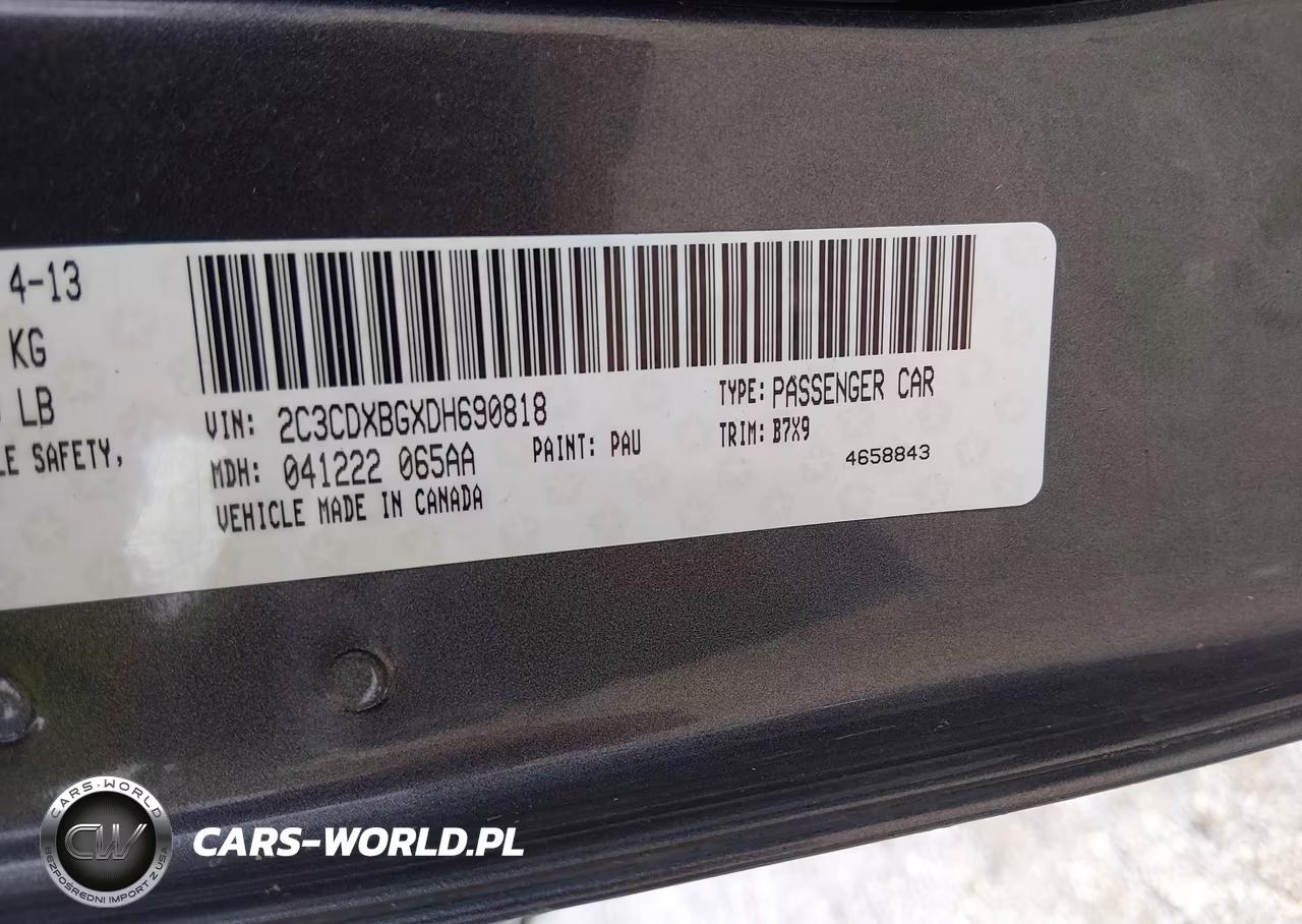 2013 Dodge Charger Se VIN:2C3CDXBGXDH690818 - 9