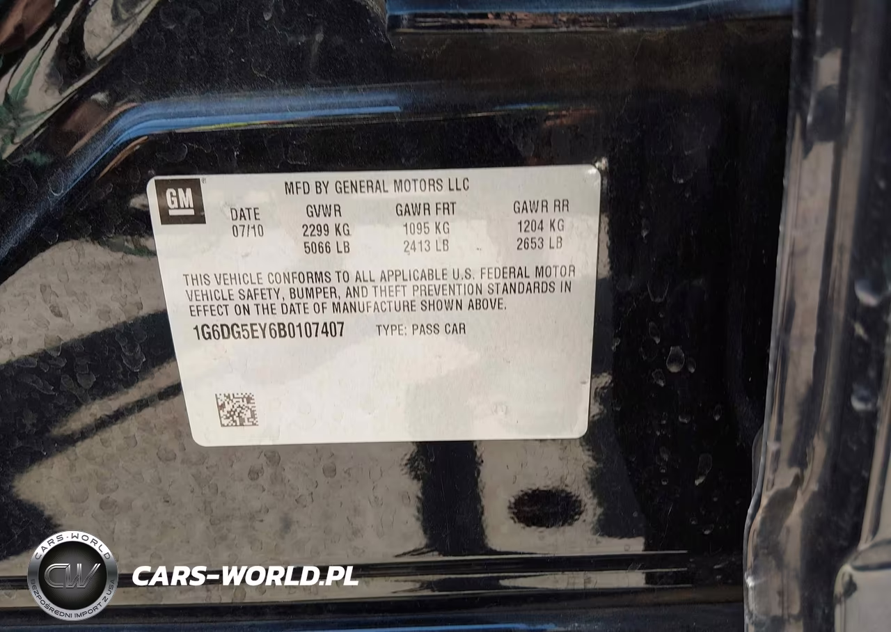 2011 Cadillac Cts Luxury VIN:1G6DG5EY6B0107407 - 9