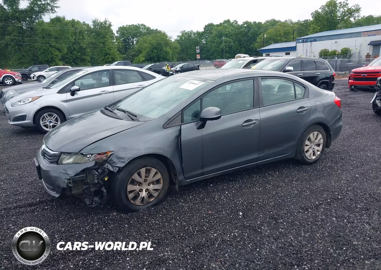 2012 Honda Civic Lx VIN:19XFB2F59CE095530 - 2