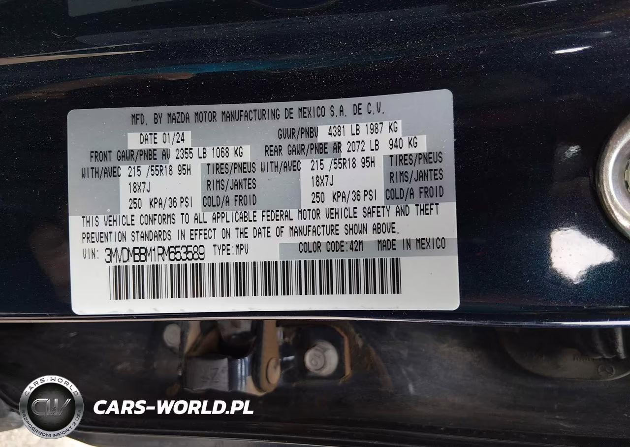 2024 Mazda Cx-30 2.5 S Select Sport VIN:3MVDMBBM1RM653589 - 9