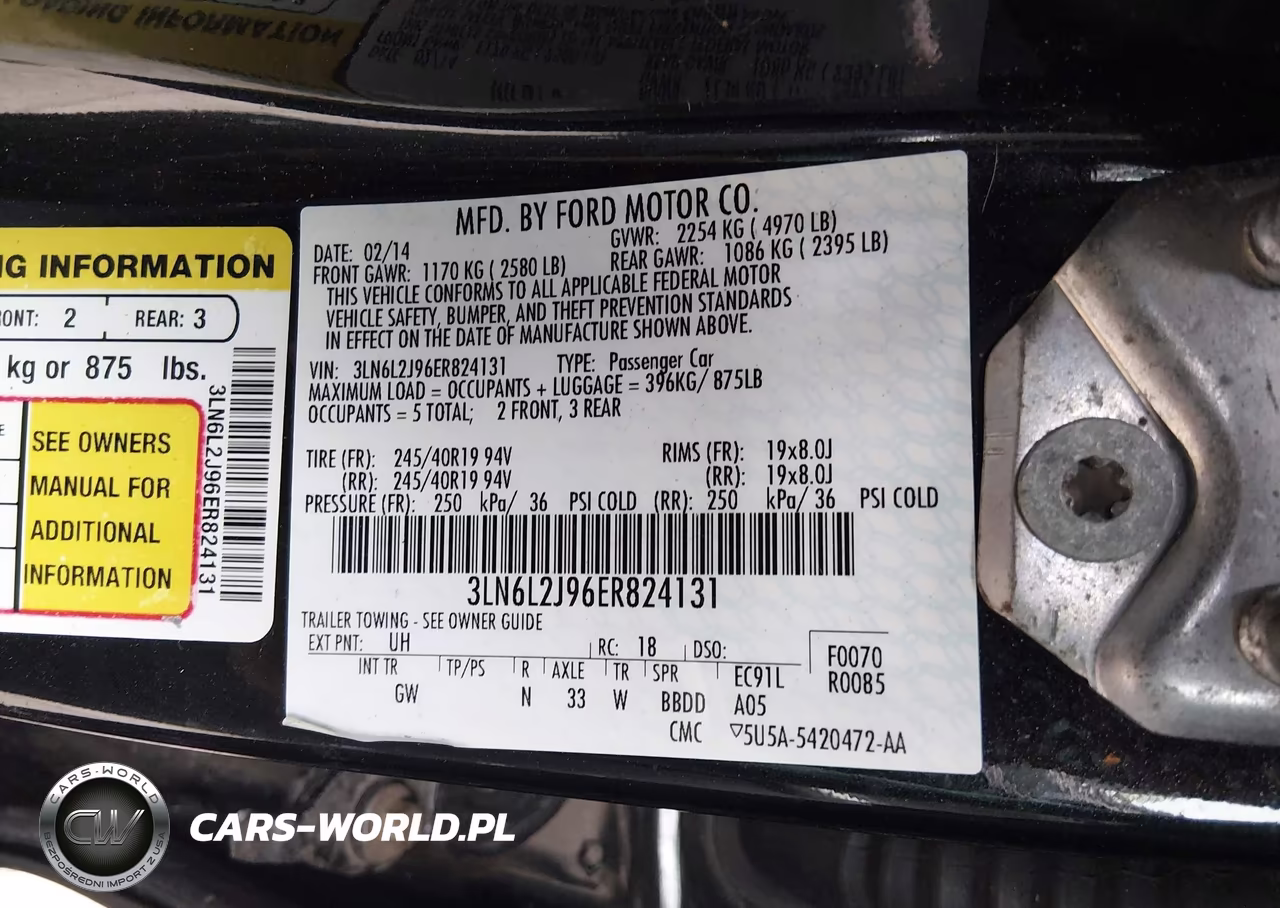 2014 Lincoln Mkz VIN:3LN6L2J96ER824131 - 9