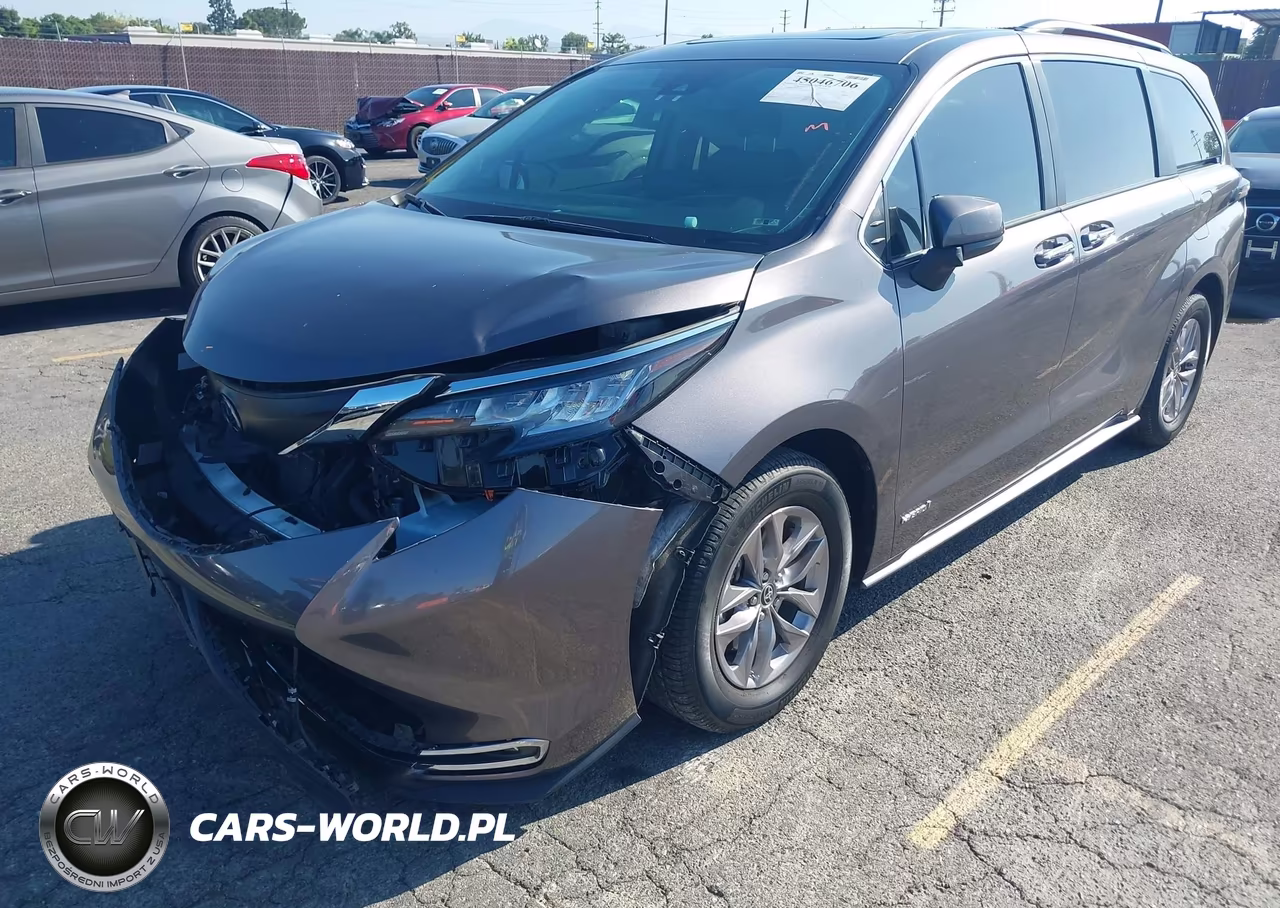 2021 Toyota Sienna Xle VIN:5TDJRKEC7MS033380 - 2
