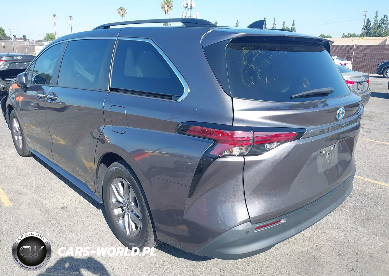2021 Toyota Sienna Xle VIN:5TDJRKEC7MS033380 - 3