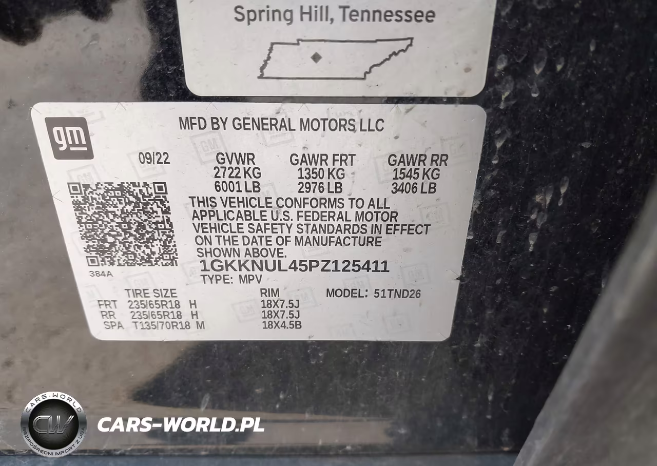 2023 GMC Acadia Awd Slt VIN:1GKKNUL45PZ125411 - 9