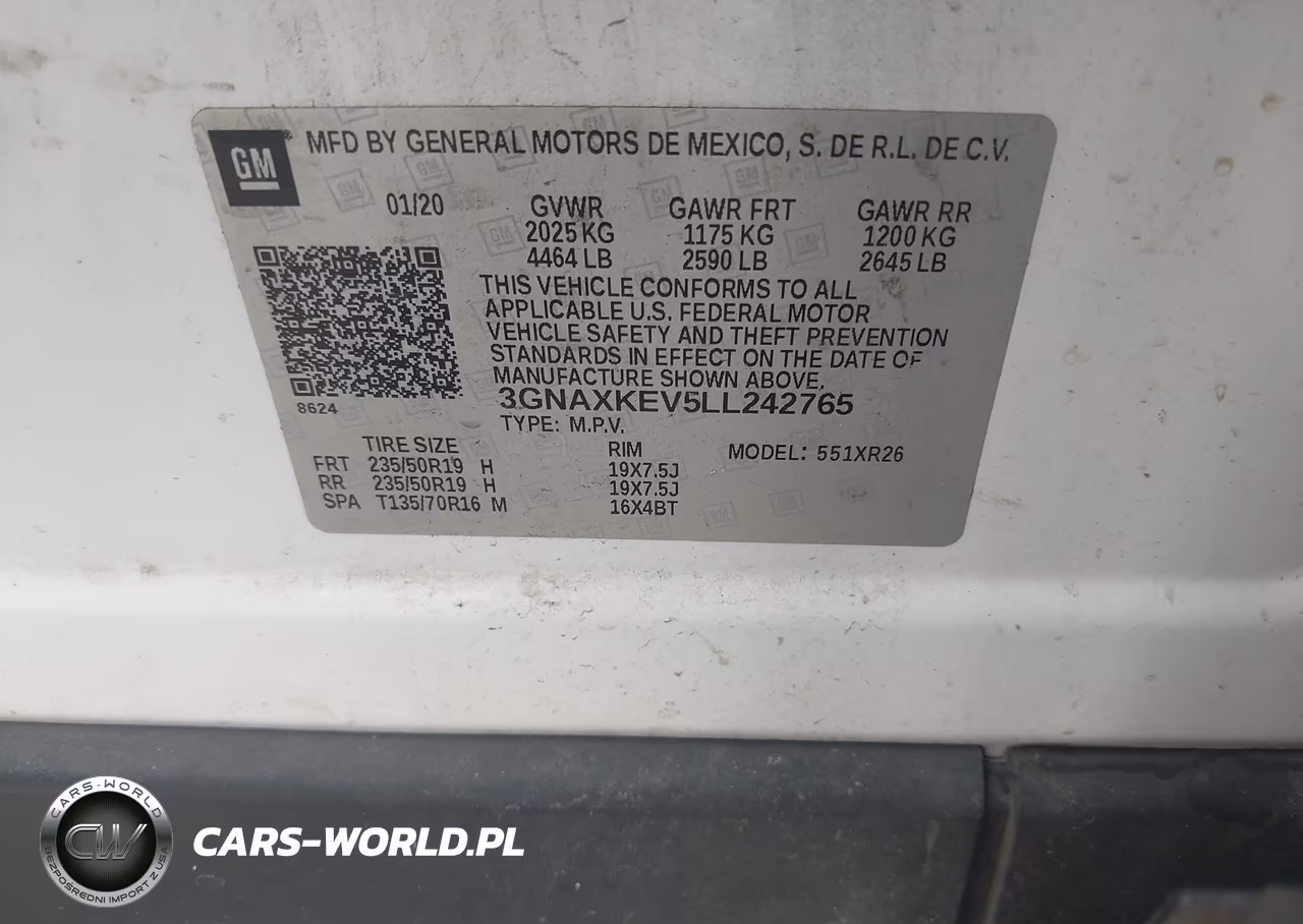2020 Chevrolet Equinox Fwd Lt 1.5L Turbo VIN:3GNAXKEV5LL242765 - 9