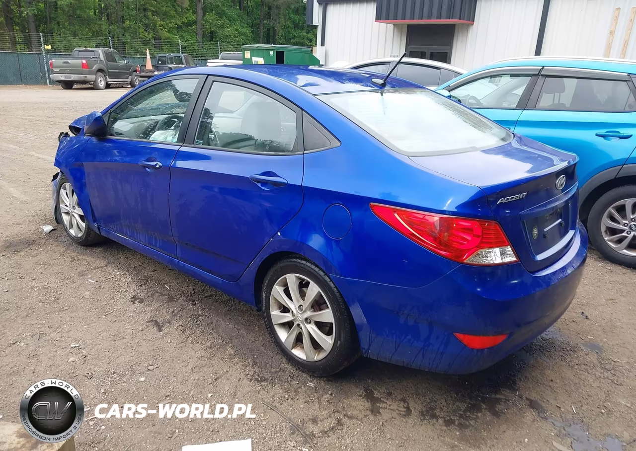 2012 Hyundai Accent Gls VIN:KMHCU4AE7CU063639 - 3