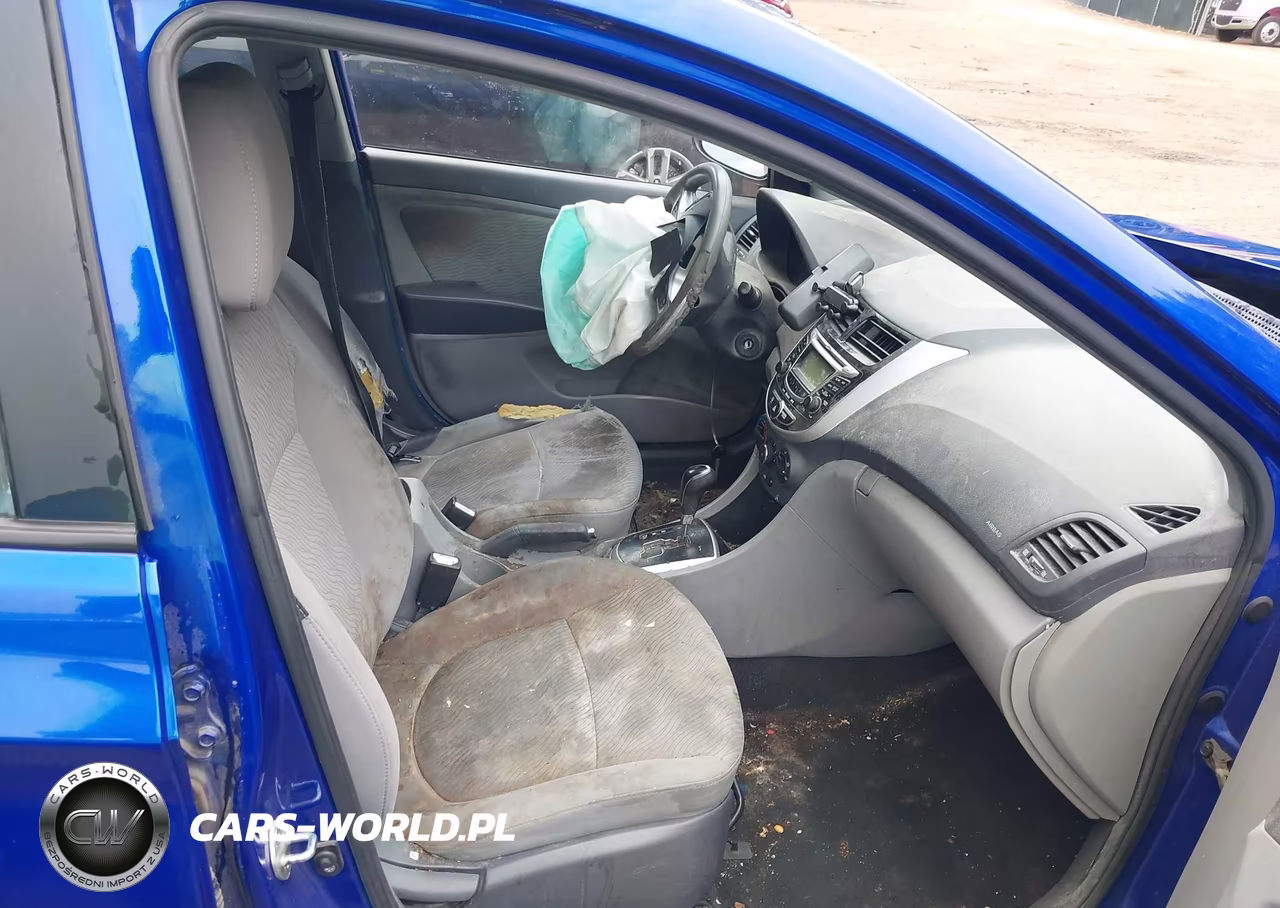 2012 Hyundai Accent Gls VIN:KMHCU4AE7CU063639 - 5