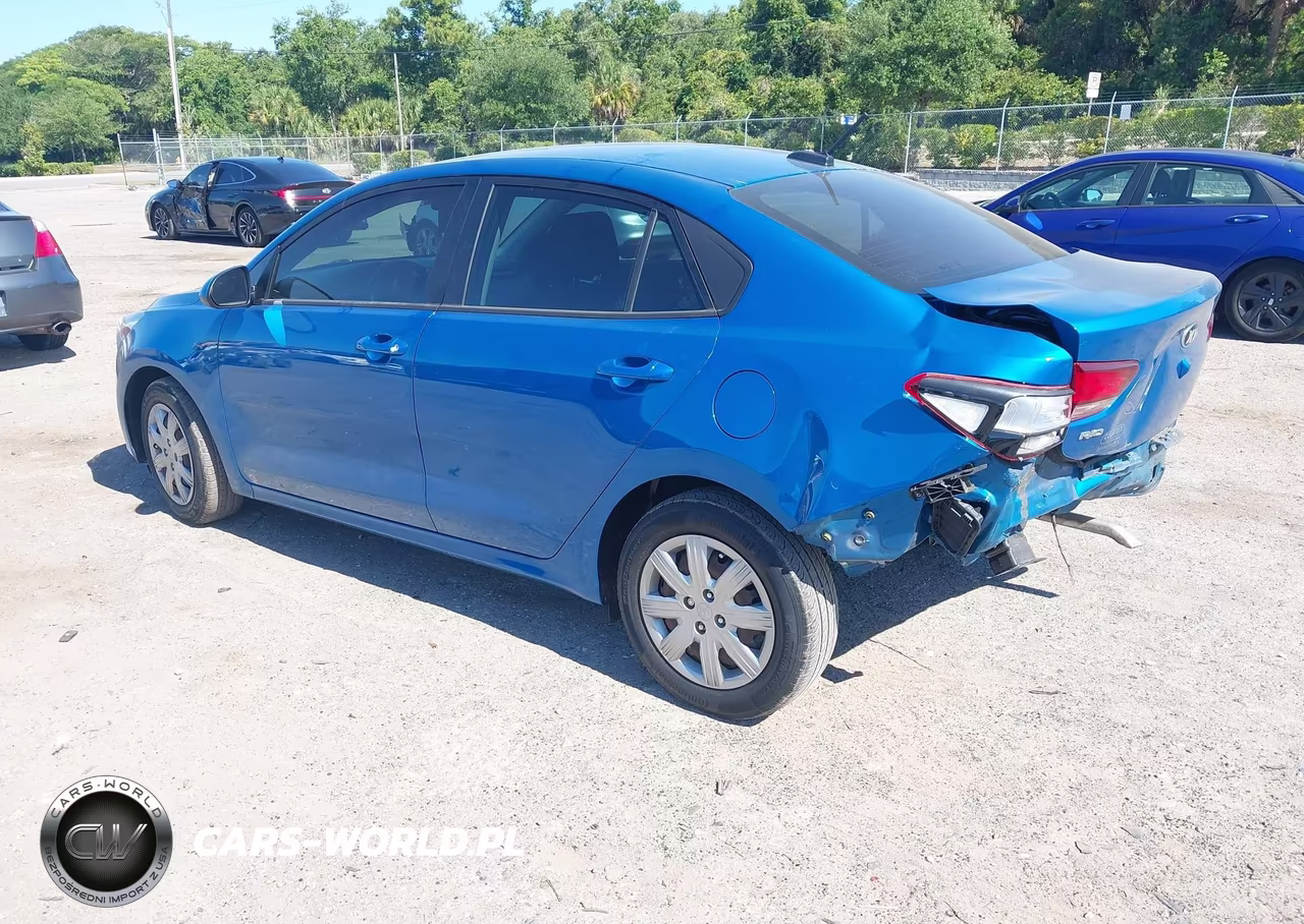 2021 Kia Rio S VIN:3KPA24AD2ME395237 - 3