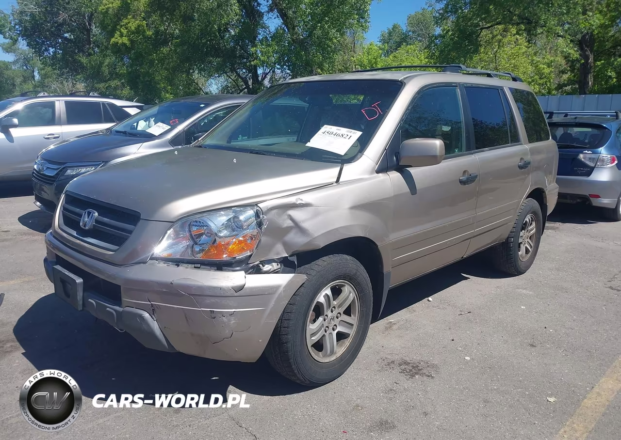 2004 Honda Pilot Ex-L VIN:2HKYF18554H540072 - 2